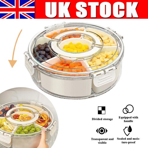Snack tray with - tray, lid,