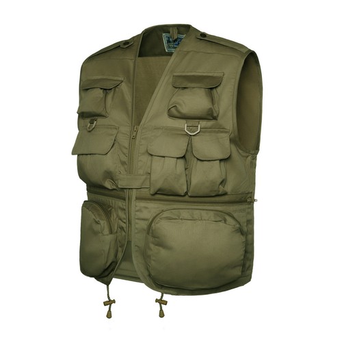 Army vest multi pocket - vest,