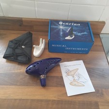 12 Holes Ocarina Ceramic Alto