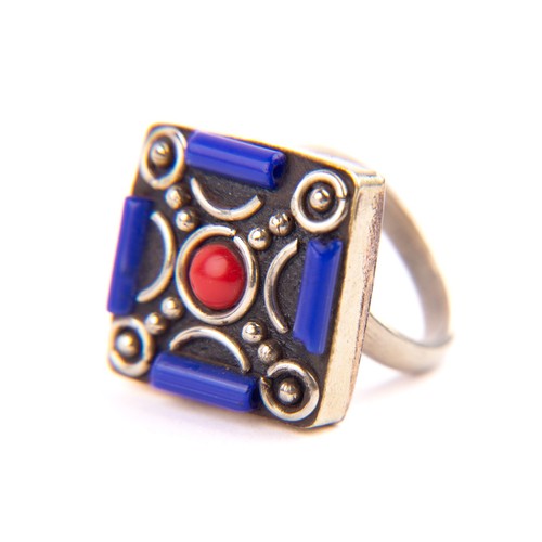 Tibetan ring lapis lazuli - tibetan,