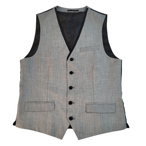 George waistcoat grey pocket - george,