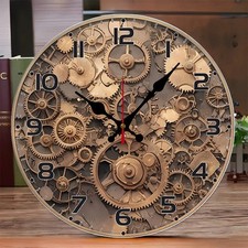 10" Steampunk Gear Wall Clock