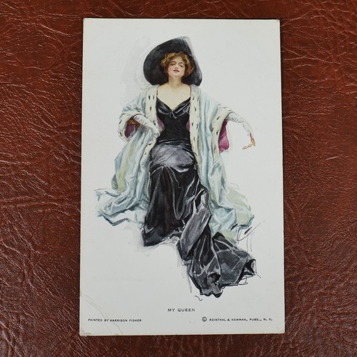 Postcard queen beauiful - my,