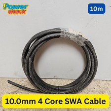 10.0mm 4 Core SWA - 10 Metre - Outdoor Cable Steel Wired Armoured DELIVERED!