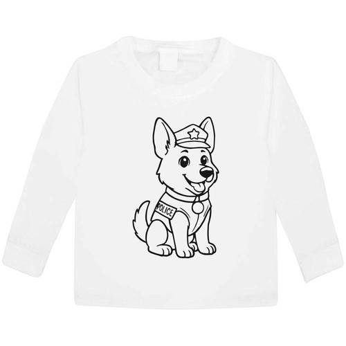 German shepherd police - shepherd, dog'