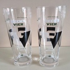 2 X Beck's Vier Pint Glasses