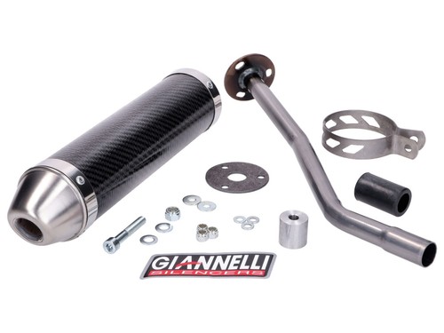 Muffler giannelli carbon for - carbon,