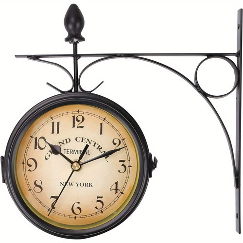 Double sided wall clock - double,