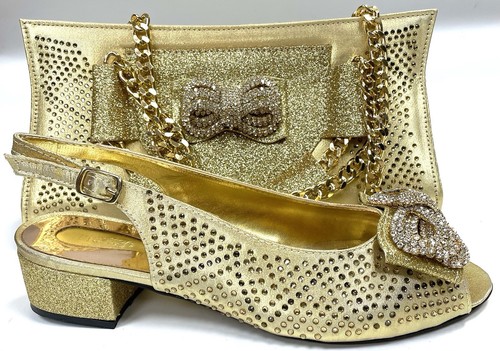 Gold italian matching - matching, shoes