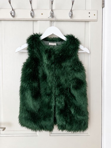 Girls next green faux fur - girls,