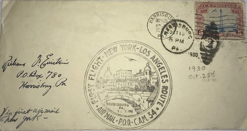 First air mail zeppelin flight - first,