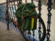 Karrimor Vintage Cycle Pannier Bags Green, Set of 2