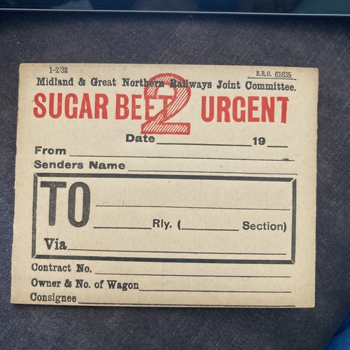 Wagon label sugar - ,
