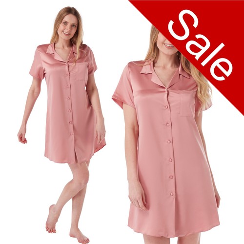 Sexy coral pink mat satin - coral,