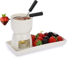 BSTKEY Mini Ceramic Fondue Set