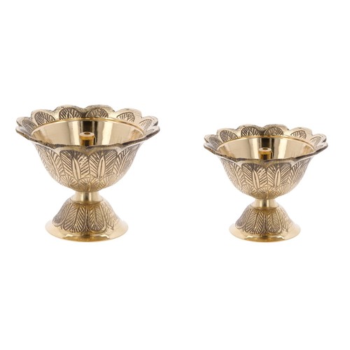 Brass devdas diya - brass,