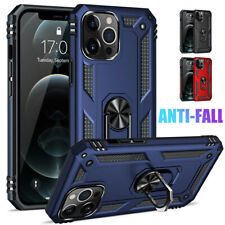 iPhone Shockproof Ring Stand Rugged Armor Cover Case For 16 Pro Max 14 13 11 XR