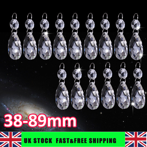 15pcs clear glass crystal - 15pcs,