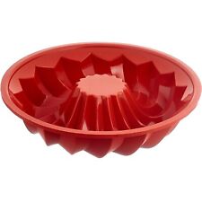 Silicone Cake Mould Round Red