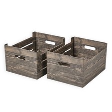 Set of 2 Brown Cardboard