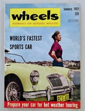 January 1957 Wheels Magazine