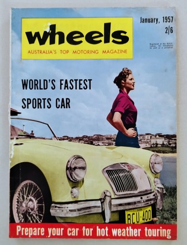 January 1957 wheels magazine - 1957,