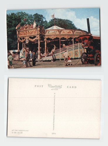 Postcard vintage fairground - postcard,