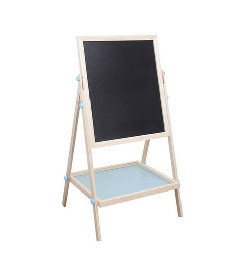Wooden double sided blackboard - double-sided,