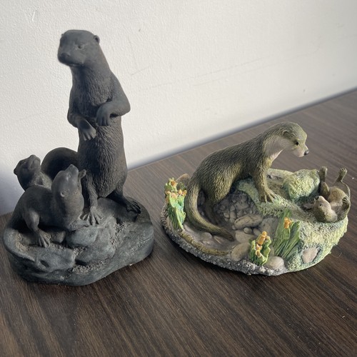 Vintage otter figurine lot - vintage,