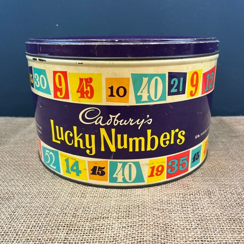 Vintage cadburys lucky - lucky, numbers