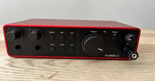 Focusrite scarlett 2i2 - scarlett, 4th