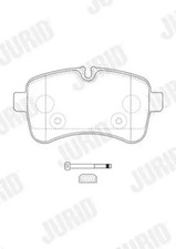Brake pads 2923209560 JURID