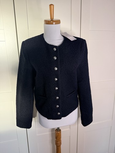 Mango navy bouclé - mango,