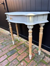 Half Moon Table With Drawer