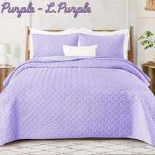 3 Piece Quilted Bedspread