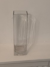 Unbranded Glass Rectangular Vase