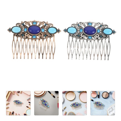 2pcs retro hair side - 2pcs, combs