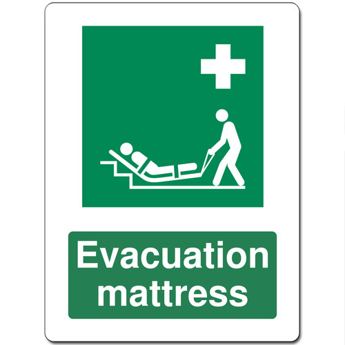 Green health safety - green, printed