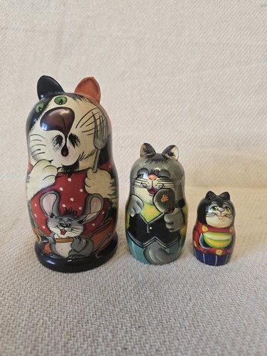 Hand painted wooden russian - hand,