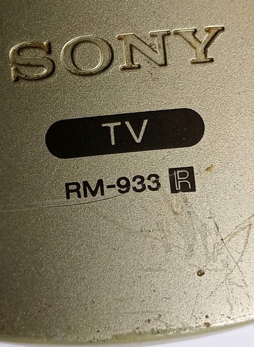 Sony 933 remote - sony, rm-933