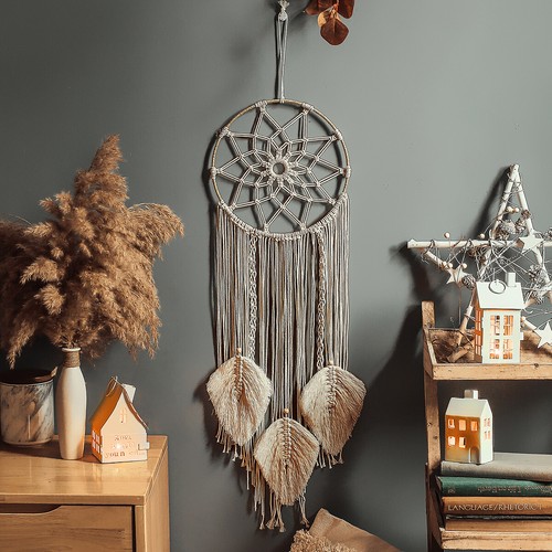 Large boho round - dream, catcher