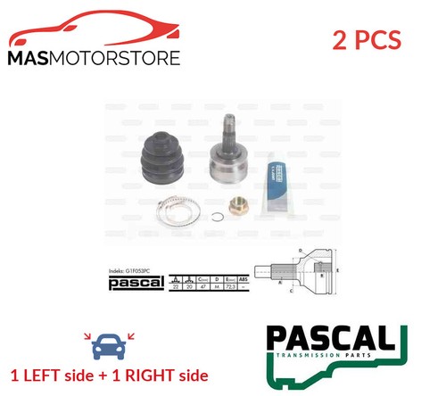 Driveshaft joint kit pair - driveshaft,