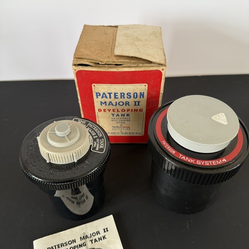 Paterson film developing tanks - paterson,