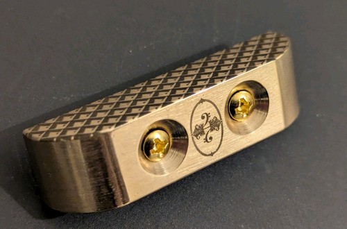 Custom engraved solid - , brass