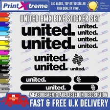 UNITED BMX BIKES Vinyl Decals