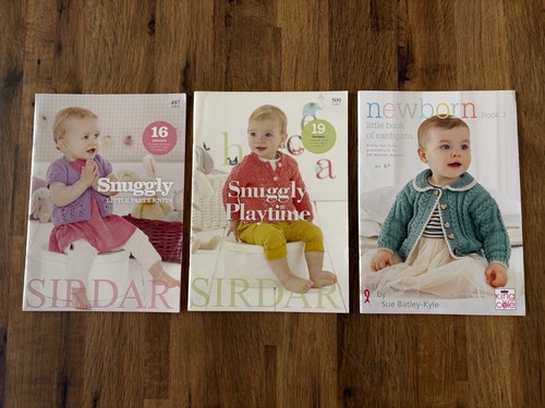 Three books knitting - three,