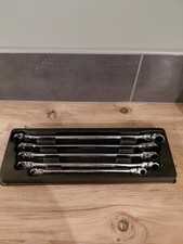 Blue Point Ratchet Spanner Set 5pc Flex head Snap On Long Handle BOERMLDS706