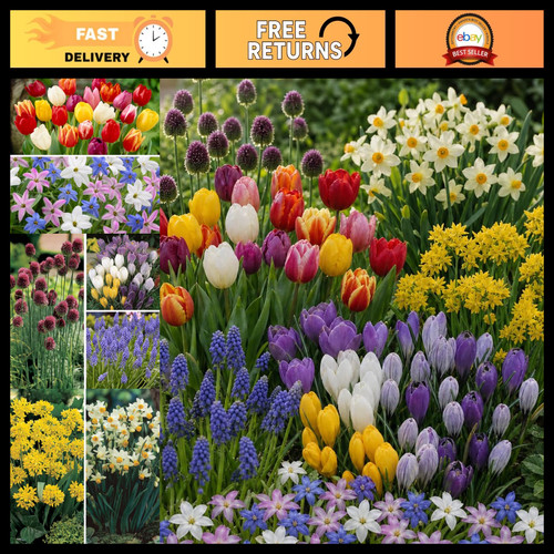 300 spring flowering bulbs - 300,