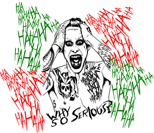 Joker stickers decals - ha,