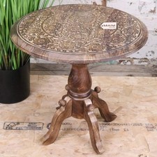 Manka Round Wooden Pedestal